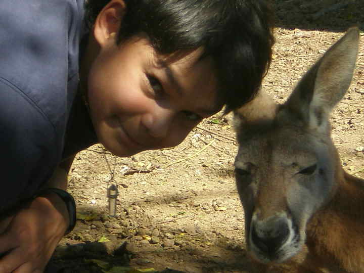 Youva et le wallaby